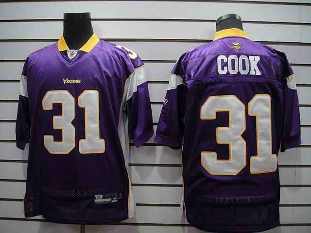 Minnesota Vikings 31 Cook purple Jerseys