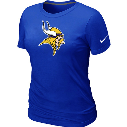Minnesota Vikings Blue Women's Logo T-Shirt