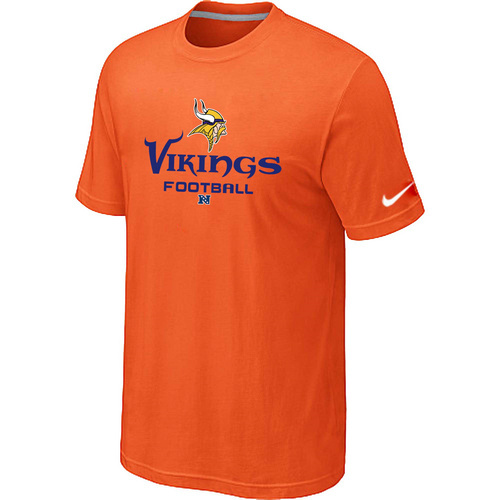 Minnesota Vikings Critical Victory Orange T-Shirt