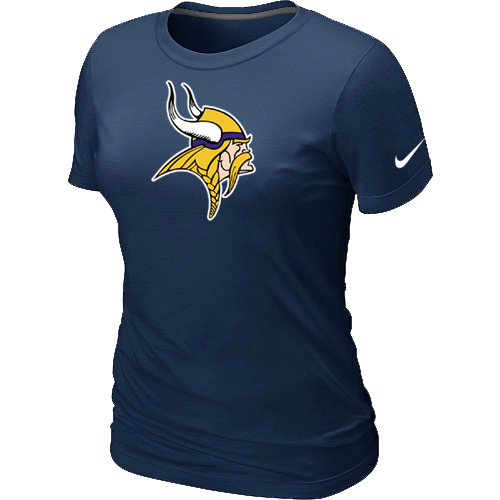 Minnesota Vikings D.Blue Women's Logo T-Shirt