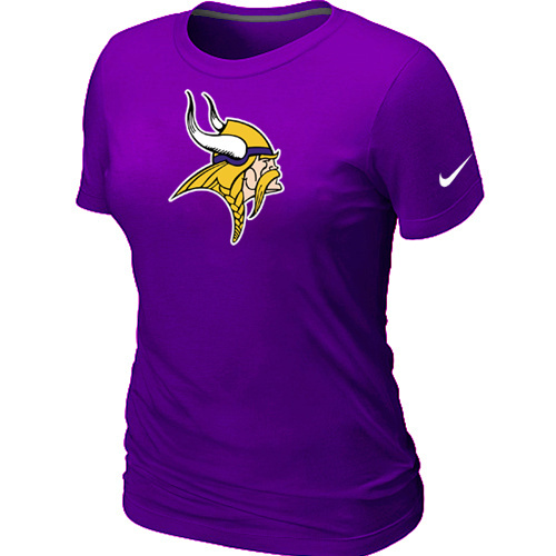 Minnesota Vikings Purple Women's Logo T-Shirt