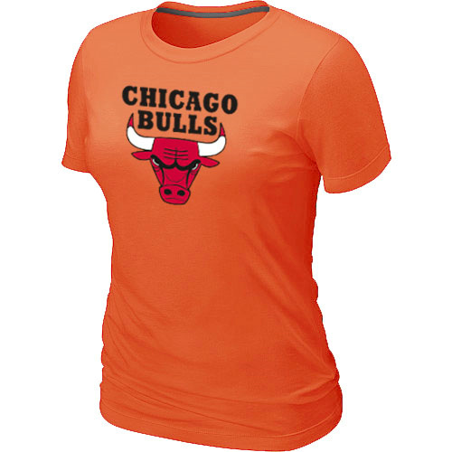 NBA Chicago Bulls Big & Tall Primary Logo Orange Women's T-Shirt