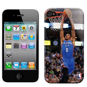 NBA Los Oklahoma City Thunder Westbrook 0 Iphone 4-4s Case