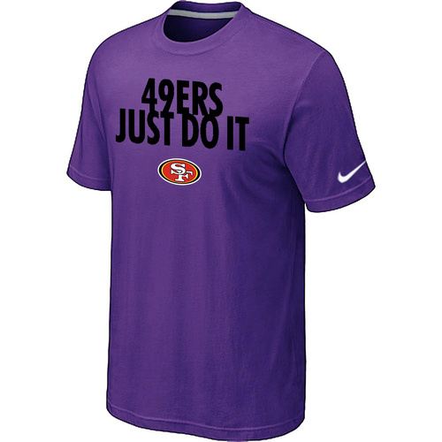 NFL San Francisco 49ers Just Do It Purple T-Shirt