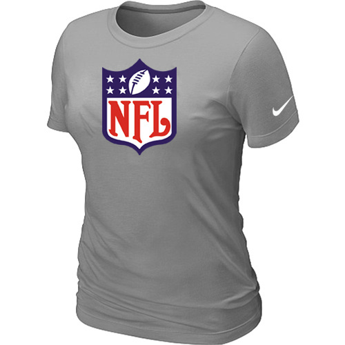 NFL Shield L.Grey Women's Logo T-Shirt