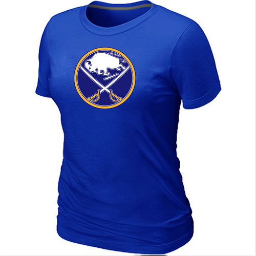 NHL Buffalo Sabres Big & Tall Women's Logo Blue T-Shirt