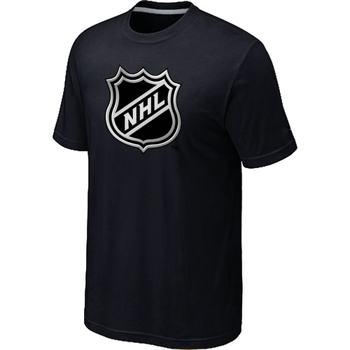 NHL Logo Big & Tall Black T-Shirt