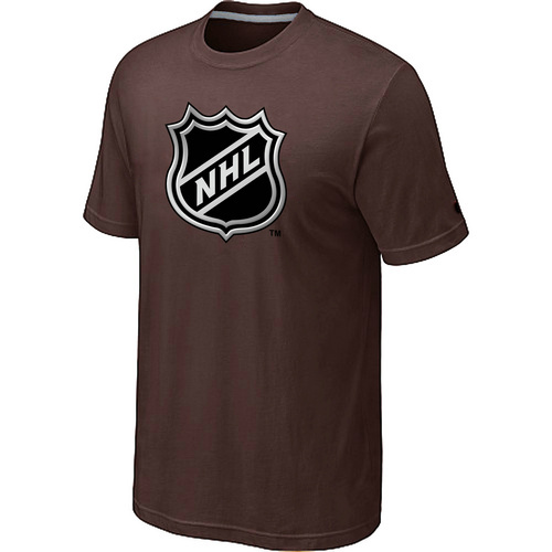 NHL Logo Big & Tall Brown T-Shirt