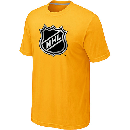 NHL Logo Big & Tall Yellow T-Shirt