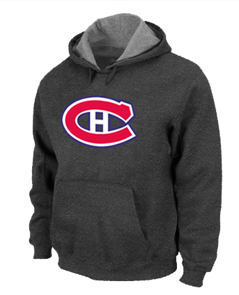 NHL Montr¨¦al Canadiens Big & Tall Logo Pullover Hoodie D.Grey