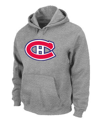 NHL Montr¨¦al Canadiens Big & Tall Logo Pullover Hoodie Grey