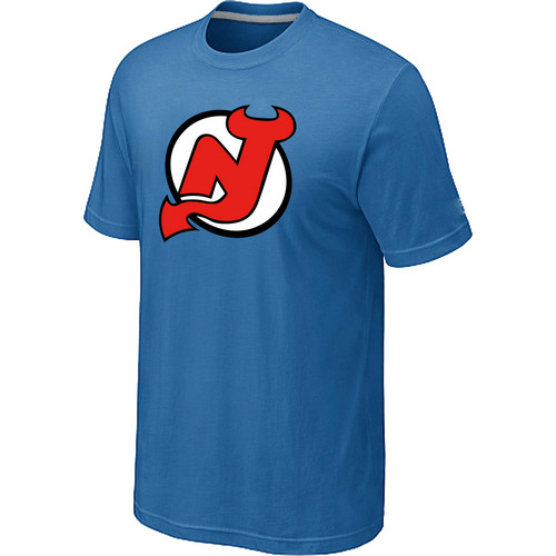 NHL New Jersey Devils Big & Tall Logo light Blue T-Shirt