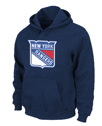 NHL New York Rangers Big & Tall Logo Pullover Hoodie D.Blue