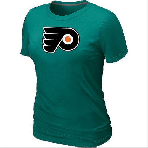 NHL Philadelphia Flyers Big & Tall Women's Logo L.Green T-Shirt