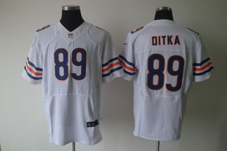 NIKE Bears 89 Ditka Elite white Jerseys