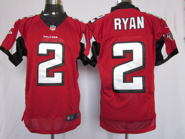 Nike Falcons 2 Matt Ryan Red Elite Jersey