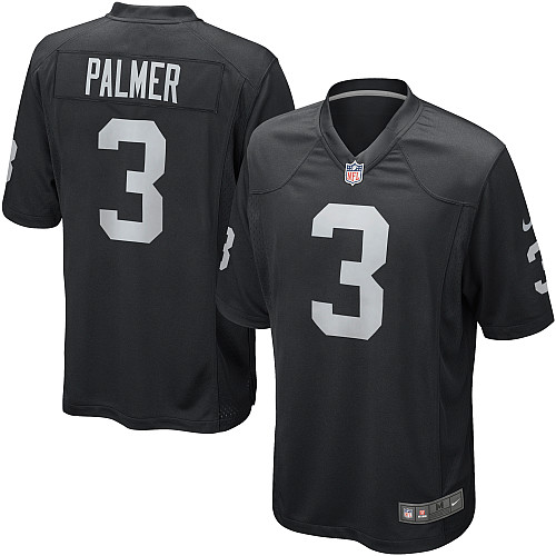 NIKE Raiders 3 PALMER black Game Jerseys