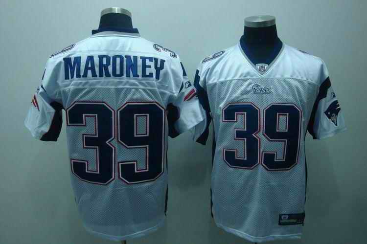 New England Patriots 39 Laurence Maroney white Jerseys