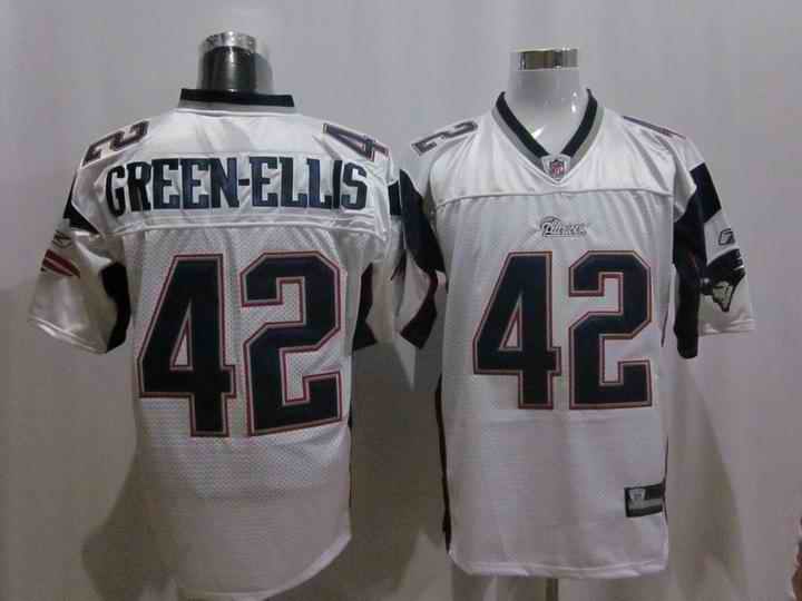 New England Patriots 42 Green-Ellis white Jerseys