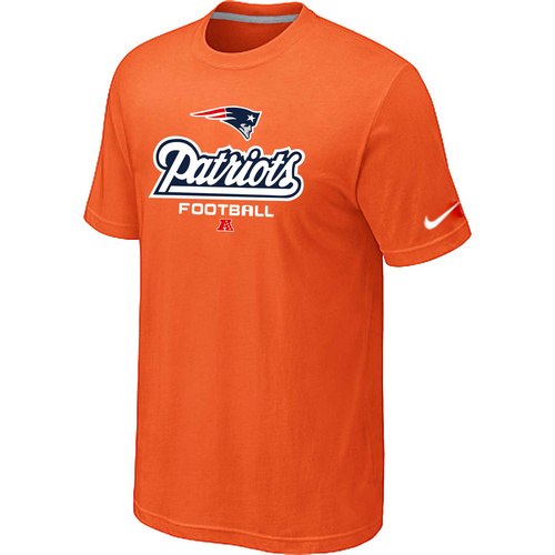 New England Patriots Critical Victory Orange T-Shirt