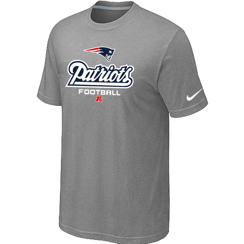New England Patriots Critical Victory light Grey T-Shirt