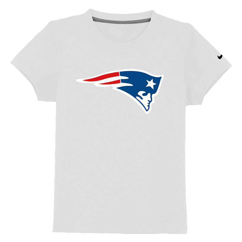 New England Patriots Sideline Legend Authentic Logo Youth T-Shirt White