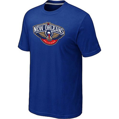 New Orleans Pelicans Big & Tall Primary Logo Blue T-Shirt