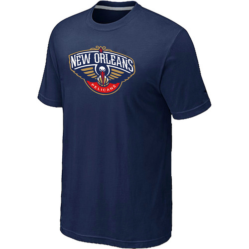 New Orleans Pelicans Big & Tall Primary Logo D.Blue T-Shirt