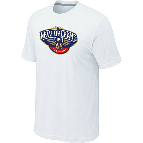 New Orleans Pelicans Big & Tall Primary Logo White T-Shirt