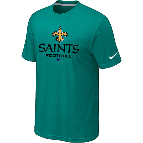 New Orleans Sains Critical Victory Green T-Shirt