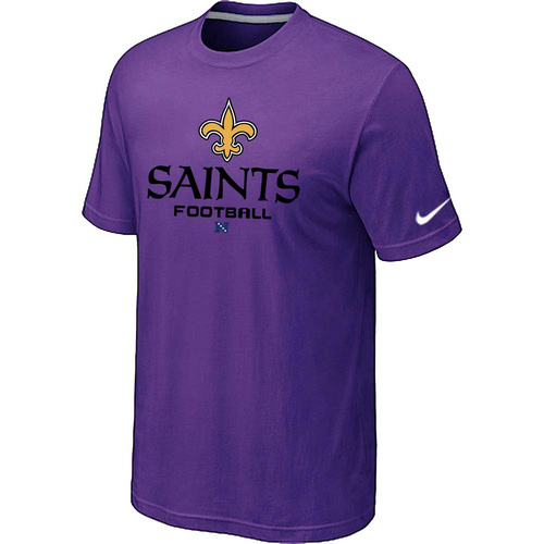 New Orleans Sains Critical Victory Purple T-Shirt