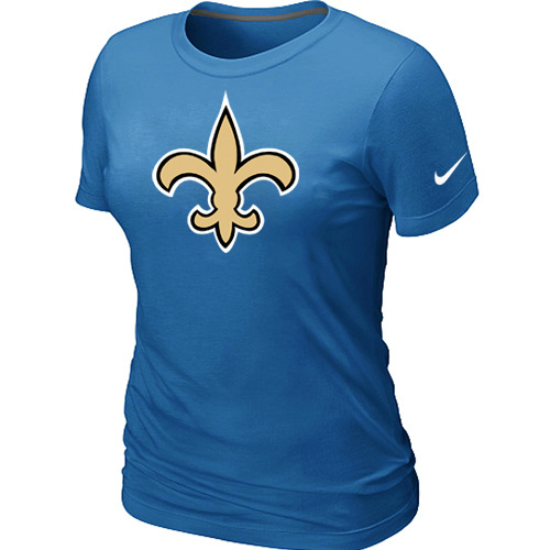 New Orleans Sains L.blue Women's Logo T-Shirt