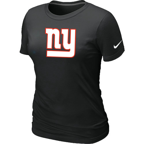 New York Giants Black Women's Logo T-Shirt