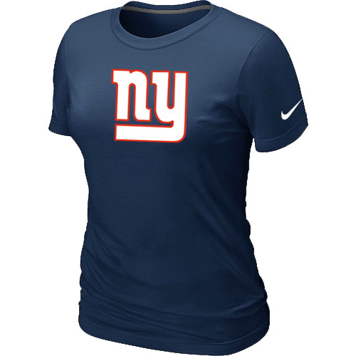 New York Giants D.Blue Women's Logo T-Shirt