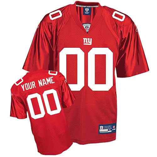 New York Giants Men Customized red Jersey