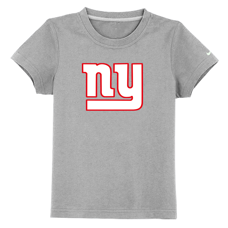 New York Giants Sideline Legend Authentic Logo Youth T-Shirt Grey