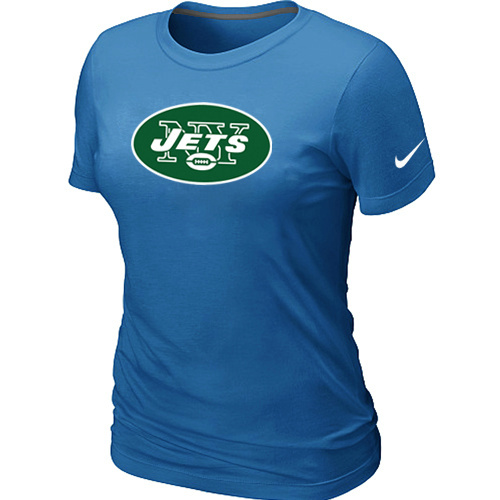 New York Jets L.blue Women's Logo T-Shirt