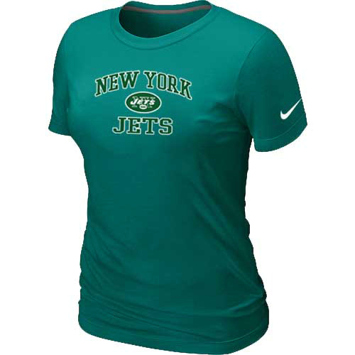 New York Jets Women's Heart & Soul L.Green T-Shirt
