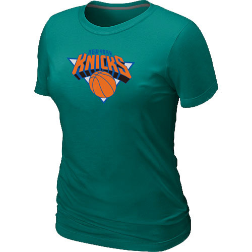 New York Knicks Big & Tall Primary Logo L.Green Women's T-Shirt