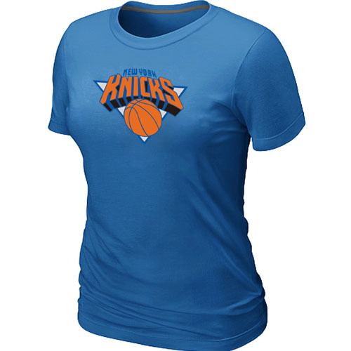 New York Knicks Big & Tall Primary Logo L.blue Women's T-Shirt