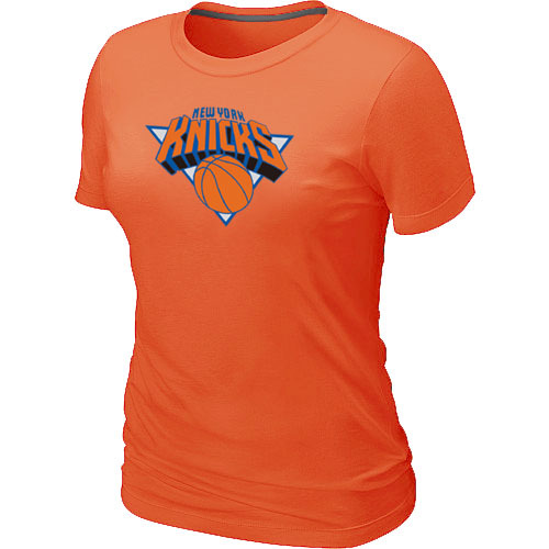New York Knicks Big & Tall Primary Logo Orange Women's T-Shirt