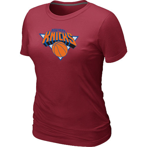New York Knicks Big & Tall Primary Logo Red Women's T-Shirt