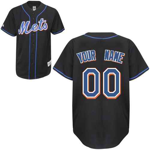 New York Mets Black Man Custom Jerseys