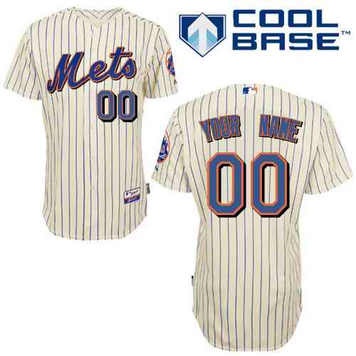 New York Mets Cream Man Custom Jerseys