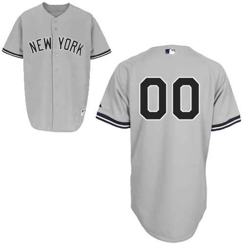 New York Yankees Grey Man Custom Jerseys