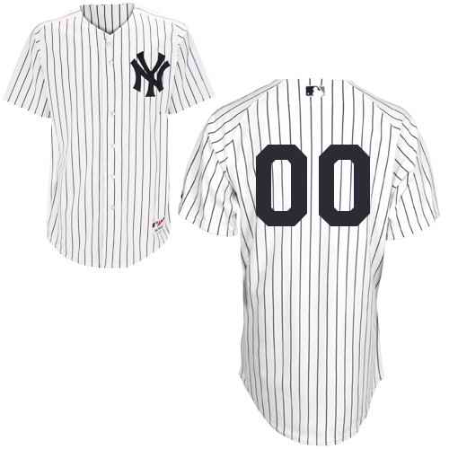 New York Yankees White Man Custom Jerseys