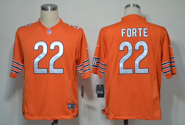 Nike Bears 22 Forte Orange Game Jerseys