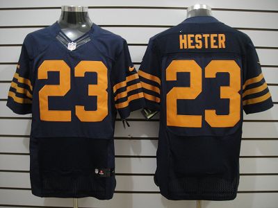 Nike Bears 23 Hester Blue &orange number Elite Jerseys
