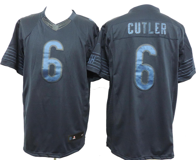 Nike Bears 6 Culter Blue Drenched Limited Jerseys