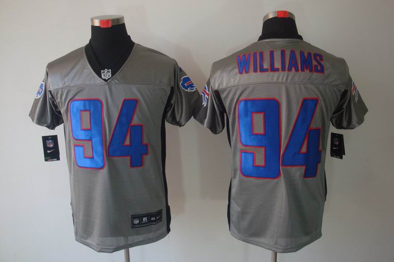 Nike Bills 94 Williams Grey Elite Jerseys
